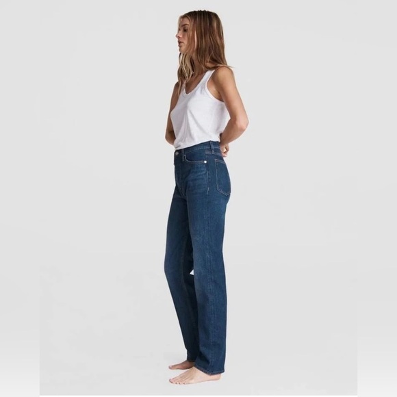 RAG & BONE Alex High-Rise Straight Jeans in Stowe Size 29 - Picture 2 of 7